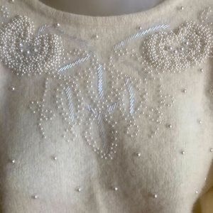 Vintage beaded sweater